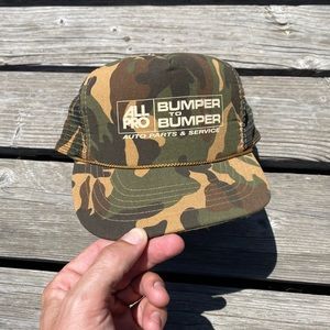 Camouflage trucker hat
